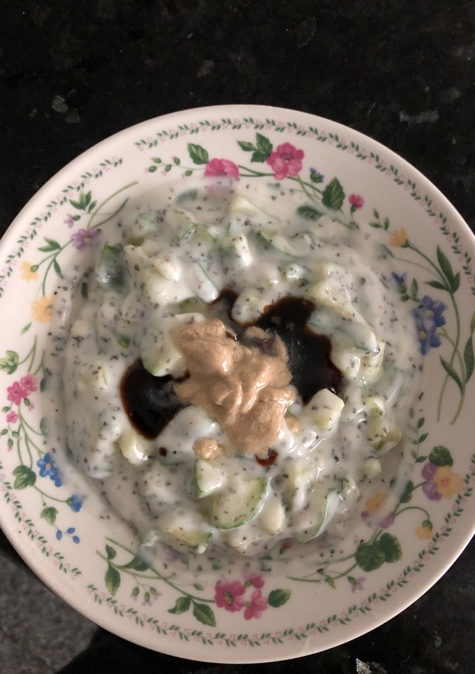 A picture of Cucumber salad.
