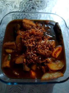 Foto resep Semur ayam, tahu dan kentang