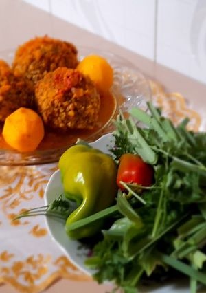 عکسی از دستور آبگوشت کوفته تبریزی