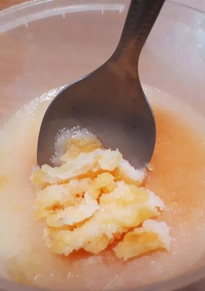 รูปของ น้ำส้มเกล็ดน้ำแข็งหวานเย็น