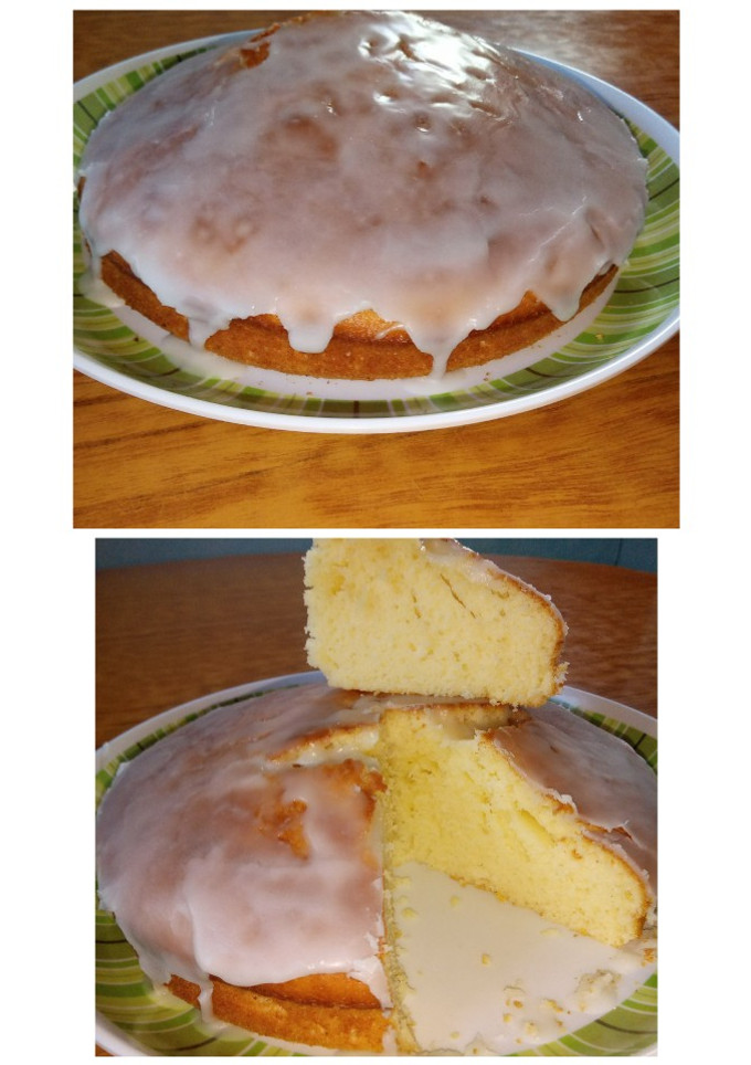 Una foto de Torta húmeda de limón