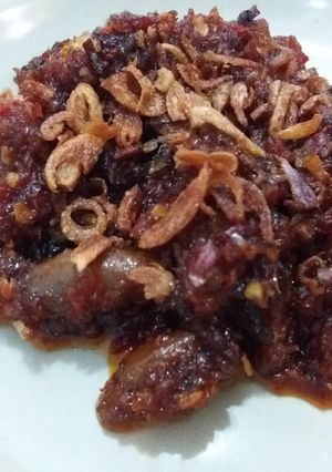 Foto resep Sambal mercon cumi