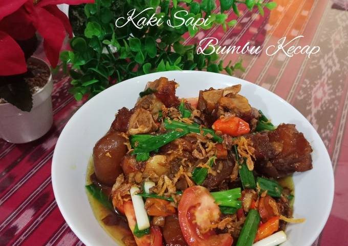 Kaki Sapi Bumbu Kecap