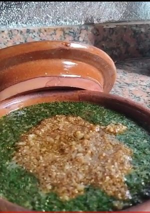 صورة لوصفة ملوخيه خضراء