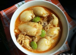 Foto resep Gulai Cumi Isi Tahu