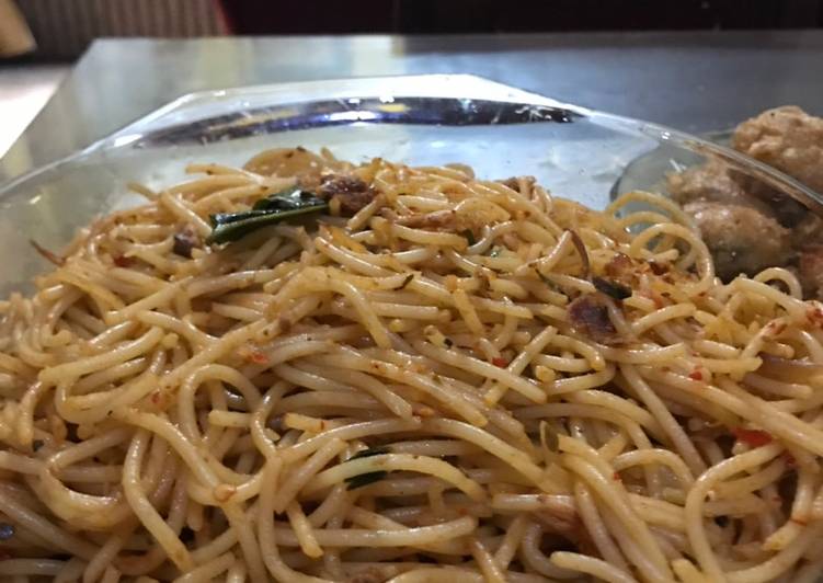 Spaghetti Saos Bangkok