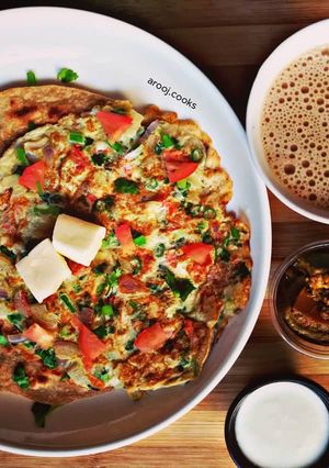A picture of Desi Style Omelette.