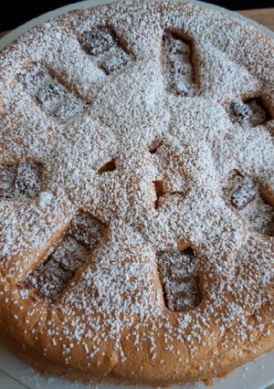 Csokidarabos piskóta recept fotója