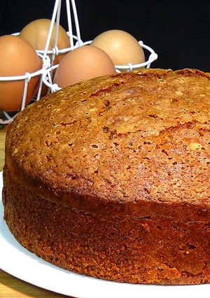 Una foto de Bizcocho de zanahorias o carrot cake