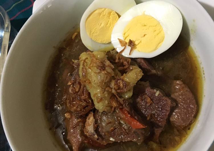 Daging sapi bumbu rajang