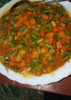 Foto resep Sambal buncis wortel