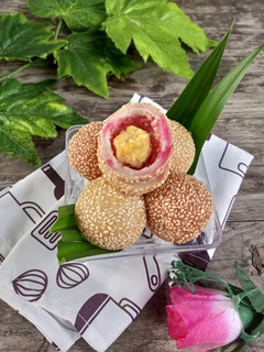 Foto resep Onde-Onde Ceria Merah Putih
