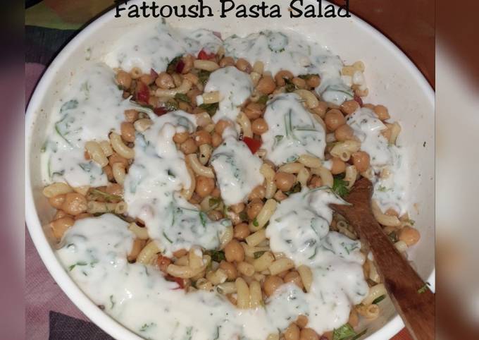 Steps to Prepare Ultimate Fattoush Pasta Salad