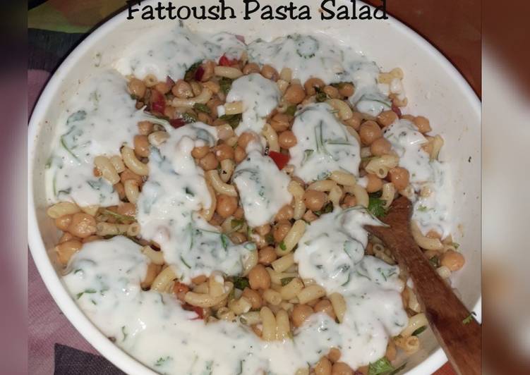 How to Make Super Quick Homemade Fattoush Pasta Salad