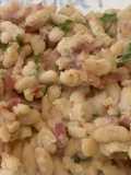 Monchetas (Mongetes) salteadas con bacon