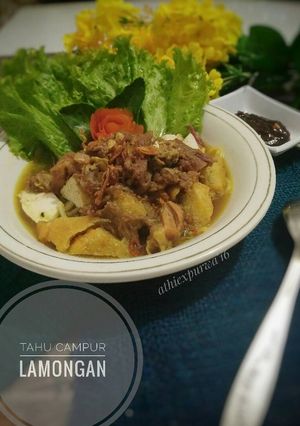 Foto resep Tahu campur lamongan
