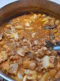 Lentejas estofadas (con mucha chicha)