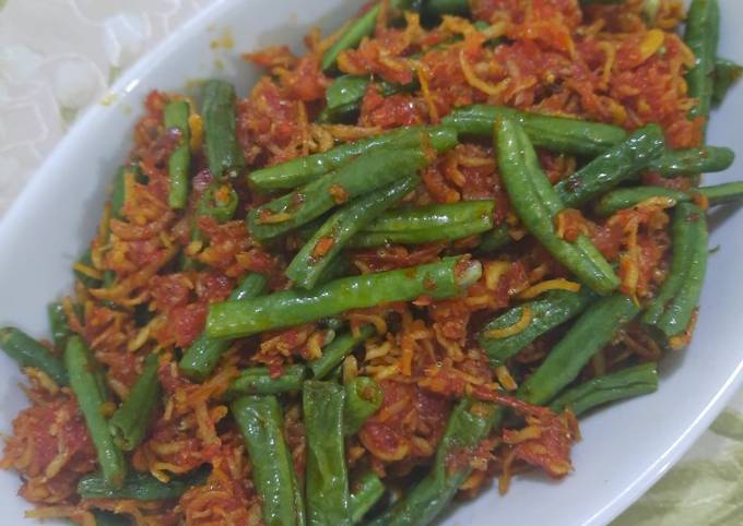 60. Sambal Teri Kacang Panjang