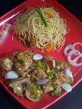 গারলিক লেমন পেপার ফ্রায়েড চিকেন (Garlic lemon pepper fried chicken recipe in Bengali)