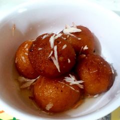 GulabJamun made from murmure(laiya) A picture of GulabJamun made from murmure(laiya).