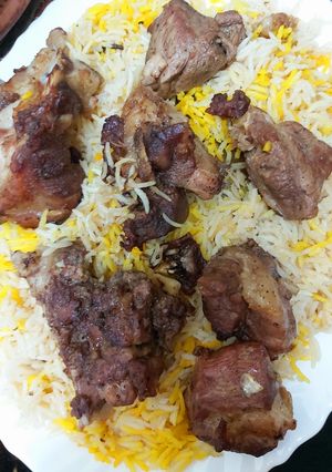 صورة لوصفة مندي لحم ضاني