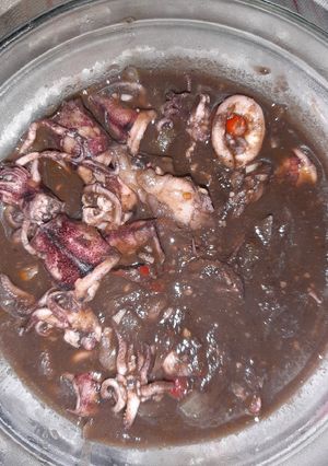 Foto resep Cumi bumbu hitam kuah tomat