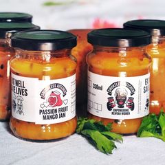 A picture of Passion Fruit Mango Jam by Smokeless Kitchen Kenya.