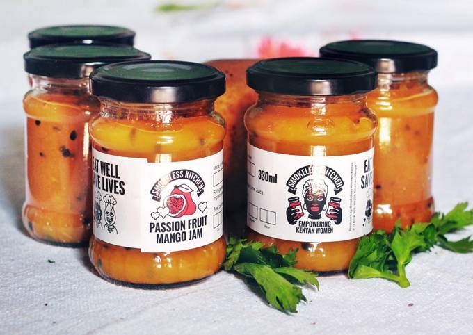 Step-by-Step Guide to Make Award-winning Passion Fruit Mango Jam by Smokeless Kitchen Kenya