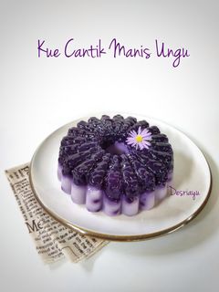 Foto resep Kue Cantik Manis Ungu