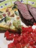 Frittata de brócoli + chorizo (asado)