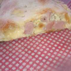 Una foto de Tarta de jamón y queso