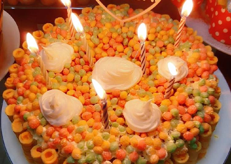 makanan Birthday Cake Zia yang Sempurna