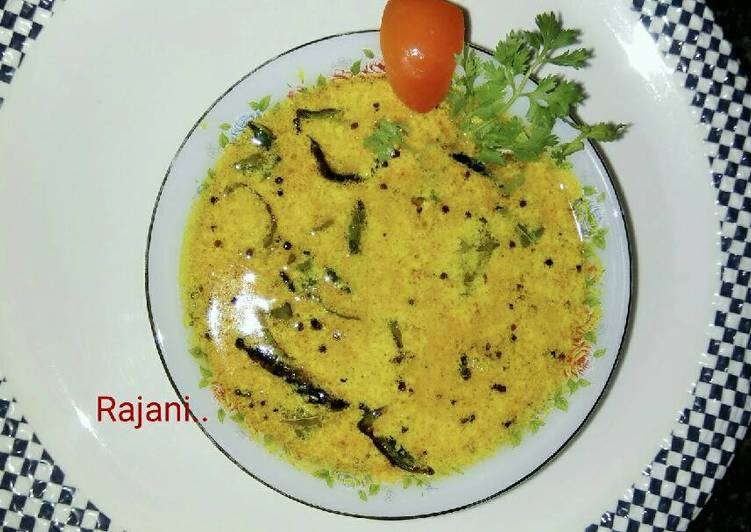 Butter milk curry (Kadhi) #summer