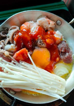 Hình của món Bò sốt hẻm.
