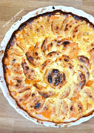 Une photo de Gratin dauphinois à la patate douce