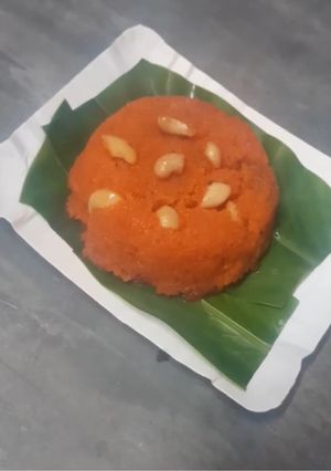 A picture of Rava kesari.