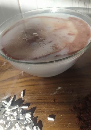 عکسی از دستور محلبی دو رنگ