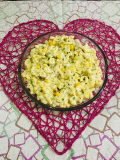 A picture of Signature s’ creamy sauce macroni/pasta.