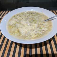 A picture of Broccoli, Potato and Grana Padano Soup.