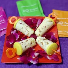 A picture of Kesar pista kulfi.