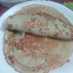 A picture of Banana pancakes (no baking powder).
