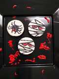 Galletitas Halloween: momias y arañas glaseadas 🕷️🕸️👀