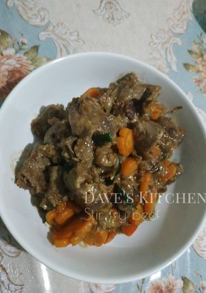 Foto resep Stir fry beef