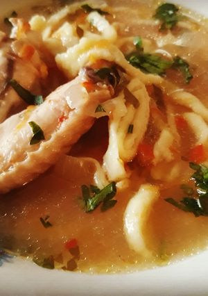 O poză a rețetei Ciorbă de pui cu tăiței de casă 🍲🍲.