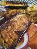 Asado vegetariano...🤔😜😛🍆🥒🥕🌰🌶🍯