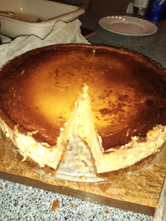 Una foto de Cheesecake al horno