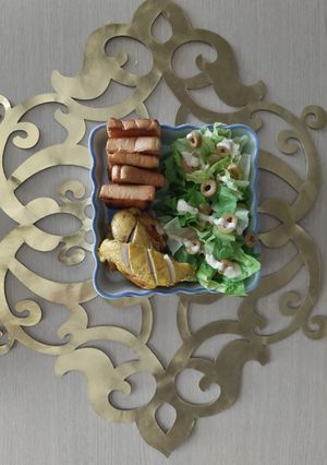 عکسی از دستور سالاد سزار