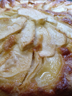 Una foto de Bizcocho de manzana