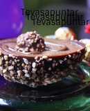 Cuenco de chocolate con mousse de Nutella