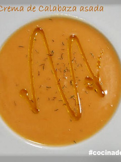 Una foto de Crema de Calabaza asada